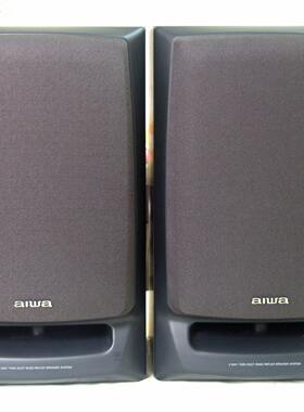 二手德明电子爱华SX-Z3100音箱发烧书架HIFI音箱6欧8寸一对价..