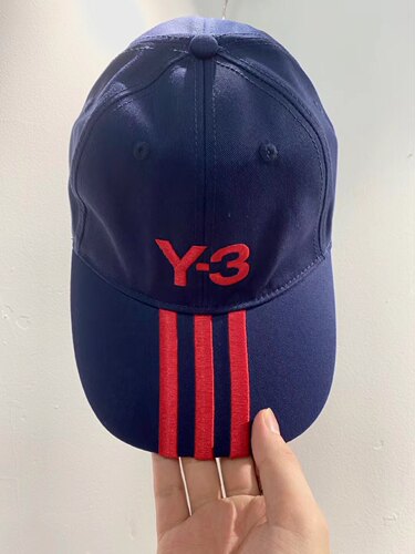 帽暗黑系y3黑武士男女同款鸭舌帽