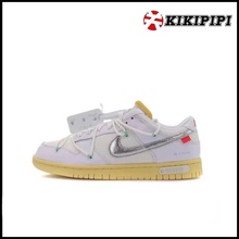 Nike Dunk Low The 50耐克OW联名款灰白多色鞋带扣板鞋DM1602-127