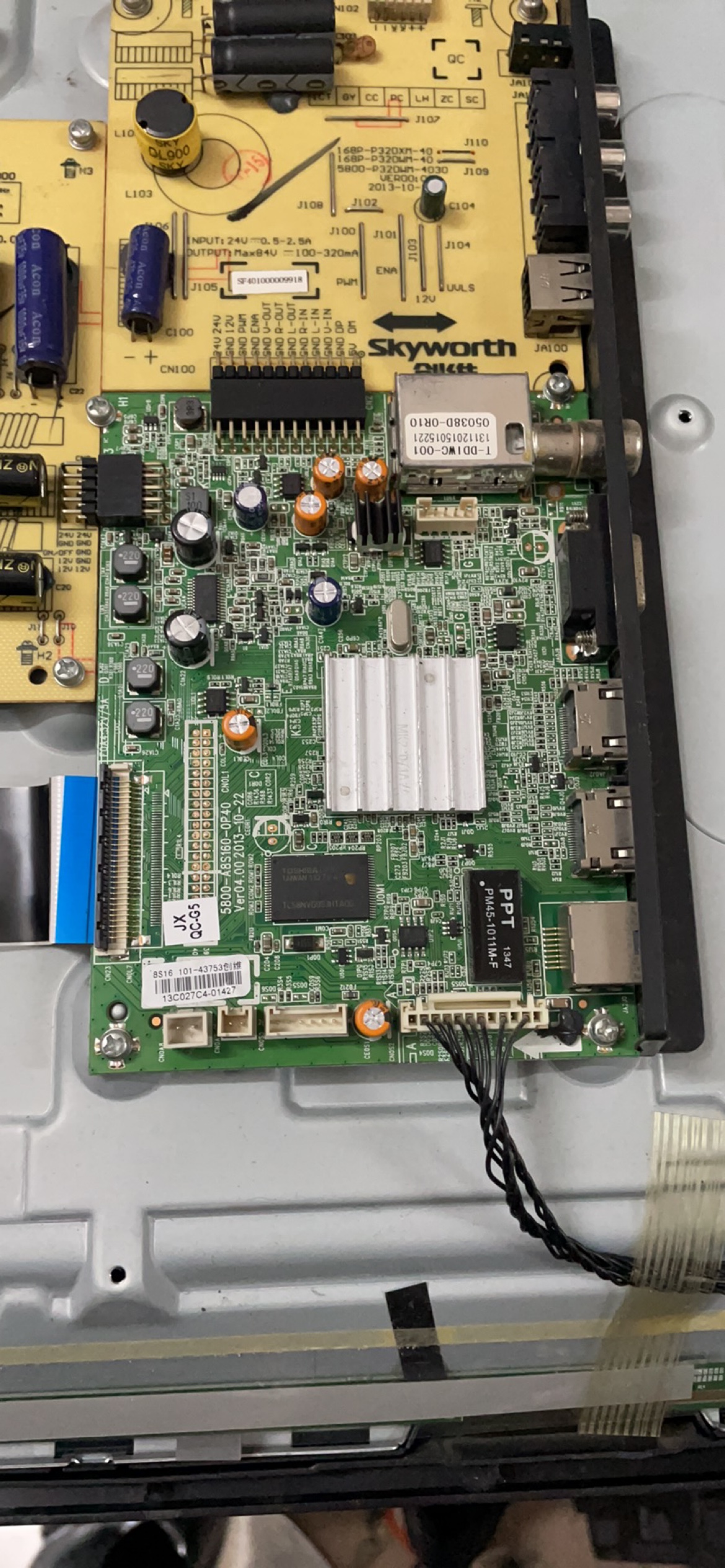 创维32E361W 32E360E主板5800-A8S160-0P40屏SDL320HY CD0-600