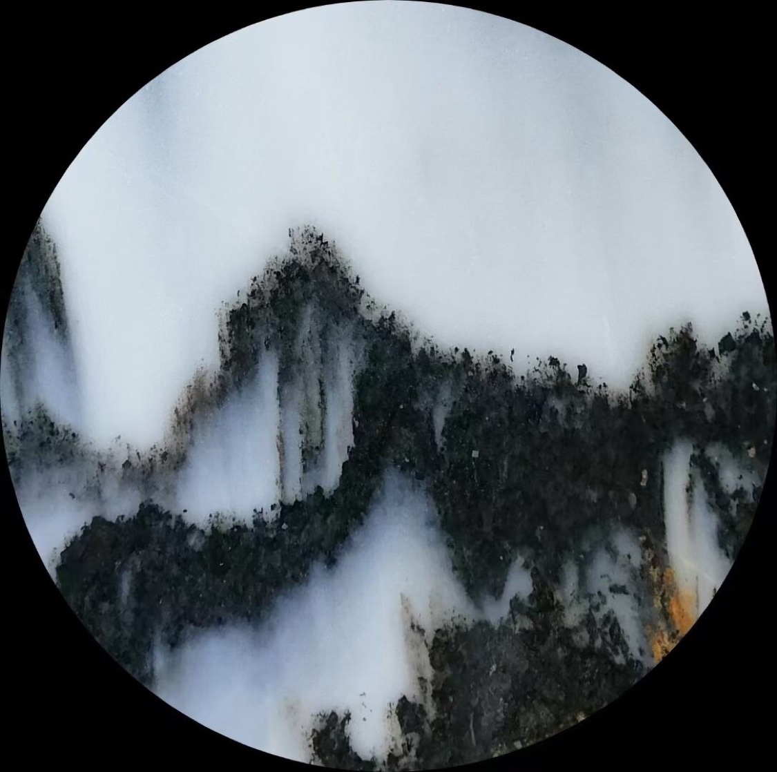 云南苍山老矿料山水画红木家具插屏18567285516