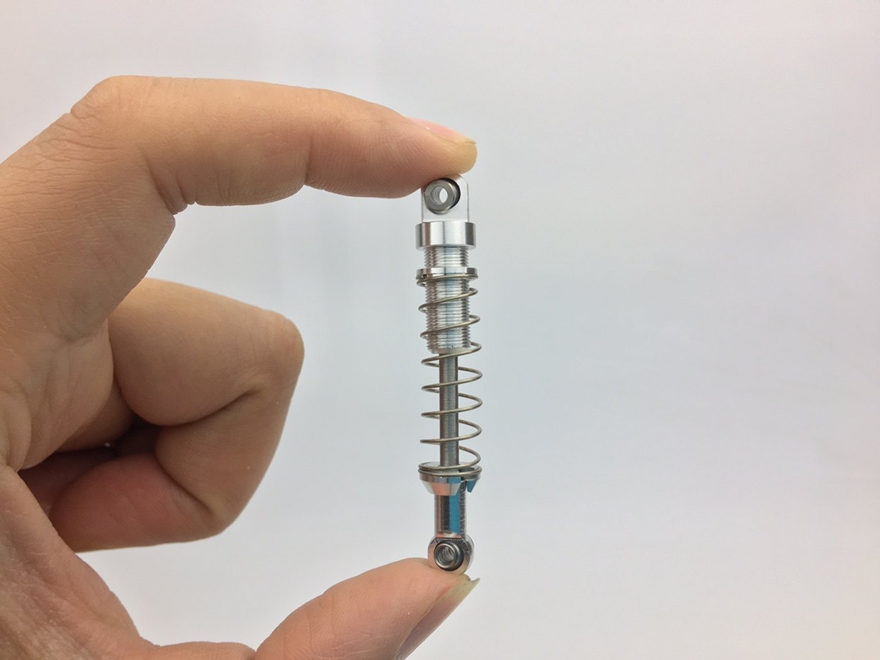 顽皮龙莽牛路虎wpl-c24c34c54c12可调硬度全金属避震器 55mm长