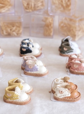 【娃鞋】Blythe尺寸短靴手工娃鞋 Ob22 Ob24娃鞋