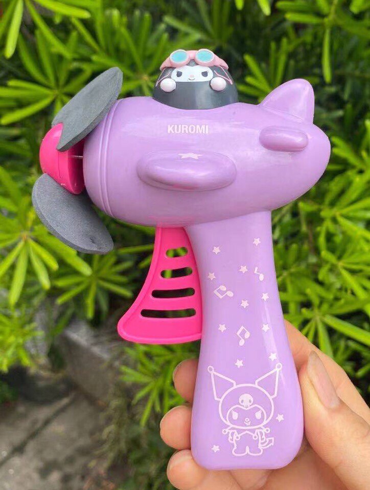 日单三丽家儿童玩具迷你手持风扇卡通酷洛米麦乐迪布丁海怪汉顿