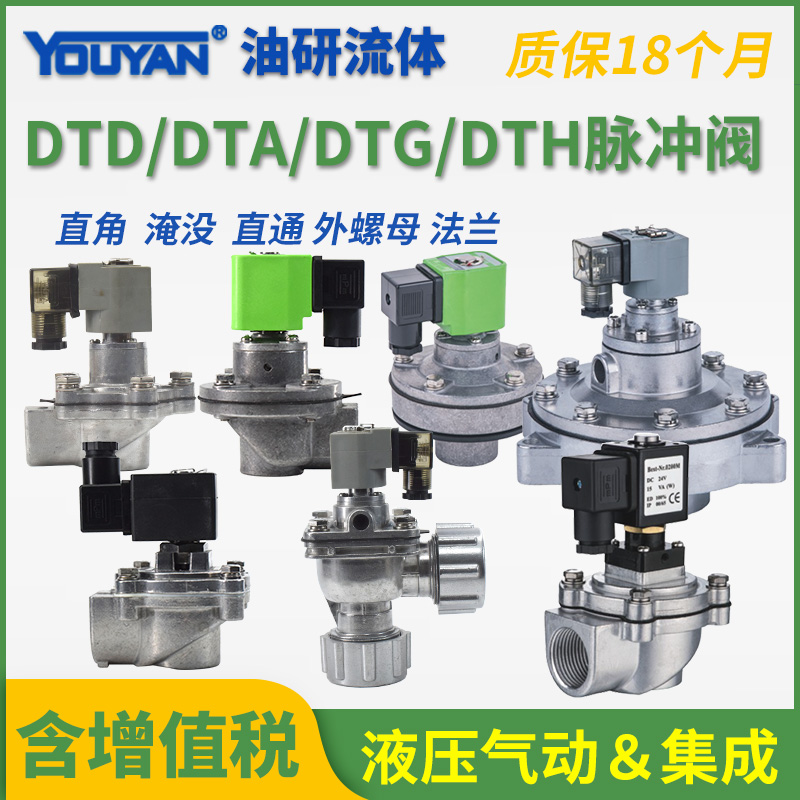 DTA脉冲阀DTG DTH DTD-Z-ZM-ZF-Y-20A25/40S35P45DD50S62S76S102S