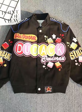 dudack新款男童夹克上衣中小童卡通春秋外套宝宝休闲儿童童装