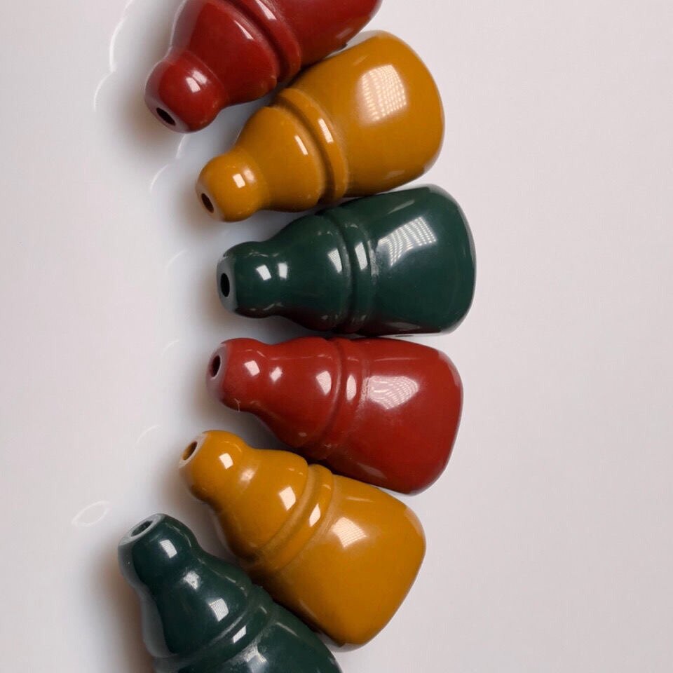 天然原矿阿拉善三通配珠配饰佛珠手链手串金刚菩提吊坠项链1.