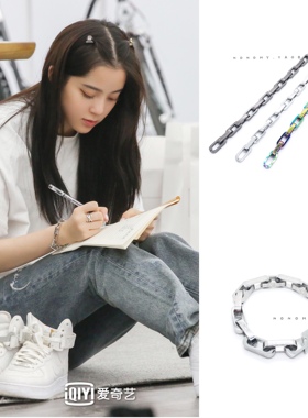 欧阳娜娜国潮原创炫彩色雏菊手链