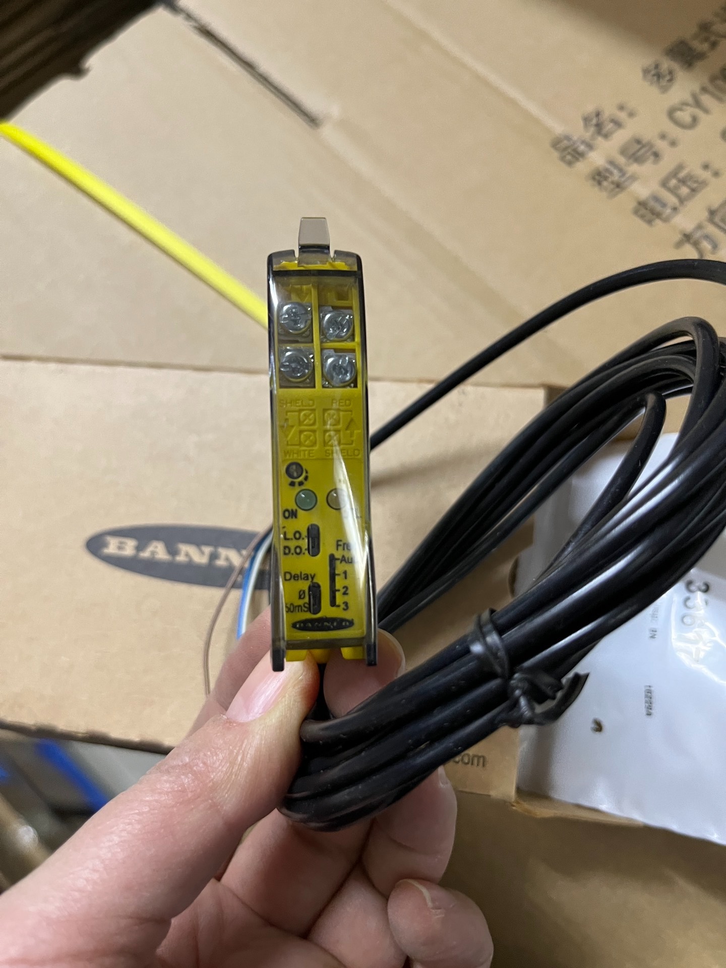 现货BANNDR美商 邦纳光纤放大器MD14BB6-65454全