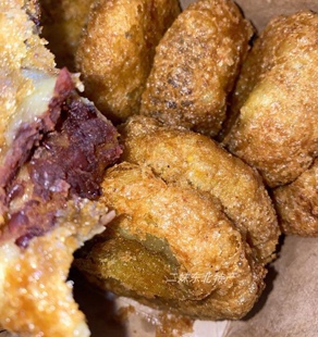 网红东北特产网红油炸糕尹胖子红小豆玫瑰香2盒20个