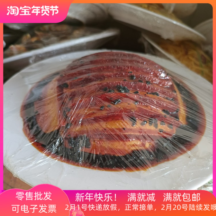 仿真梅菜扣肉模型饭店橱窗摆设影视道具食物带碟子荤菜厨房装饰品