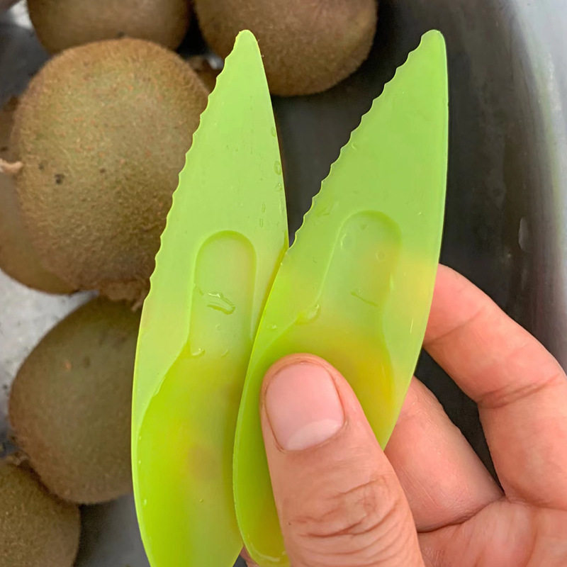 猕猴桃削皮器开果器挖果神器吃猕猴桃专用塑料勺子奇异果剥皮工具
