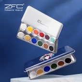 ZFC面子艺术油彩盘身体面部影视创意仿妆舞会派队 包邮 送刷