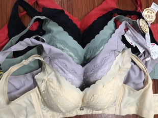 2件包邮水芙莲227背心中厚杯AB通杯性感内衣聚拢调整型婴儿棉文胸