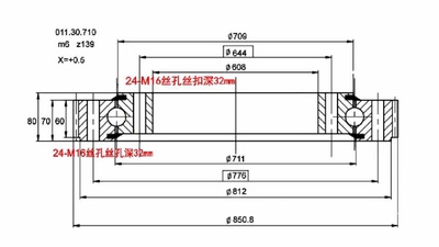 新款新品精密外e齿回转设承回转支撑轴承转盘小型超支旋转无齿X机