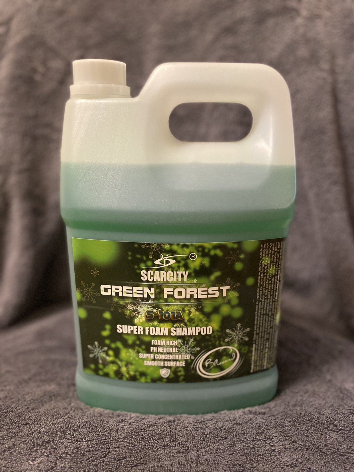 scarcity洗车液高浓缩pa预洗液绿森林雪崩泥沙分解去污上光紫罗兰