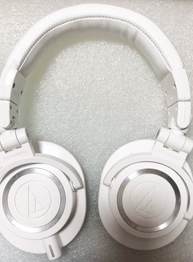 适用于铁三角M40X M50X耳机头梁维修头梁皮羊皮真皮耳套海绵M50BT