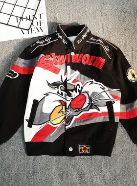 dudack男童上衣立领洋气帅气春秋外套休闲儿童童装棒球服