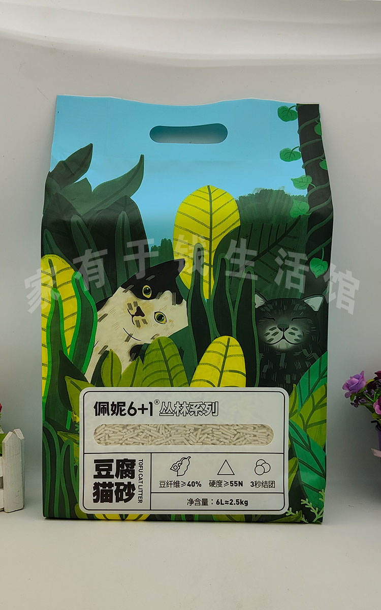 豆腐猫砂猫咪如厕清洁豆腐砂去味环保低粉尘猫砂可冲马桶6L 包邮