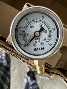 润滑泵压力表三一 中联 仕高玛黄油泵压力表 SHH压力表 原厂正品