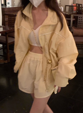 自制薄防晒套装女新爆料透气防晒服外套户外风衣防紫外线长袖运动