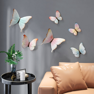 饰品创意蝴蝶挂件 3D立体墙面壁饰壁挂客厅卧室电视沙发背景墙软装