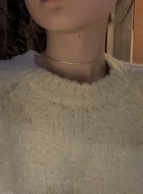 短头花同款颈链项链天鹅颈仙女