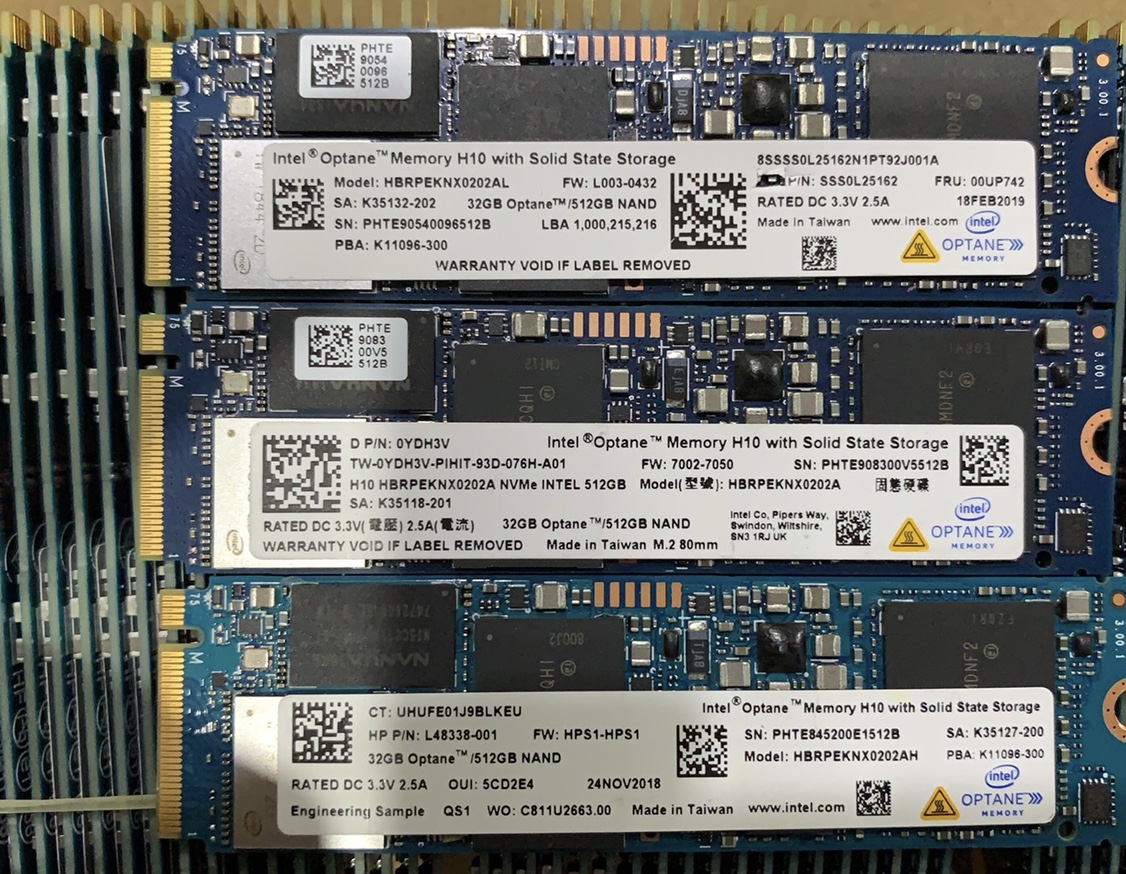 英特尔 intel nvme h10 32g+512g optane 傲腾 拆机盘 台式机电脑 电脑硬件/显示器/电脑周边 固态硬盘 原图主图