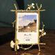 10寸轻奢欧式 创意金属结婚照片框样板房桌面摆件 相框摆台4
