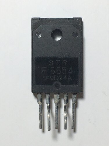 原装进口拆机  STRF6654 STR-F6654 电源厚模块
