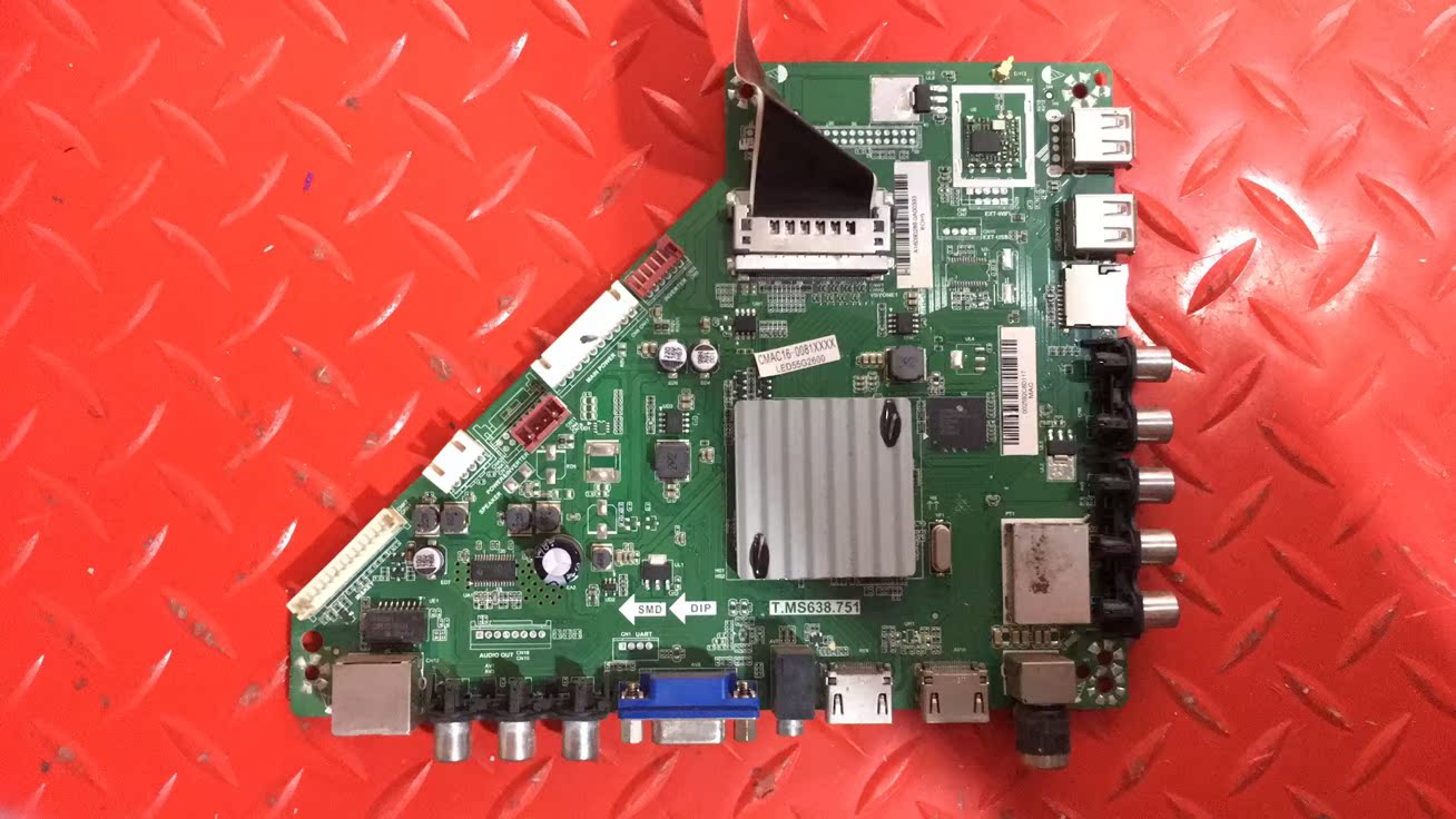 原装康佳LED55G2600 主板T.MS638.751 配屏LC550EGY-SHM1现货测好