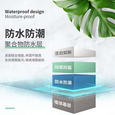 新品除霉防水补墙膏白色墙面修补膏墙皮修复内墙腻子粉石膏补墙品