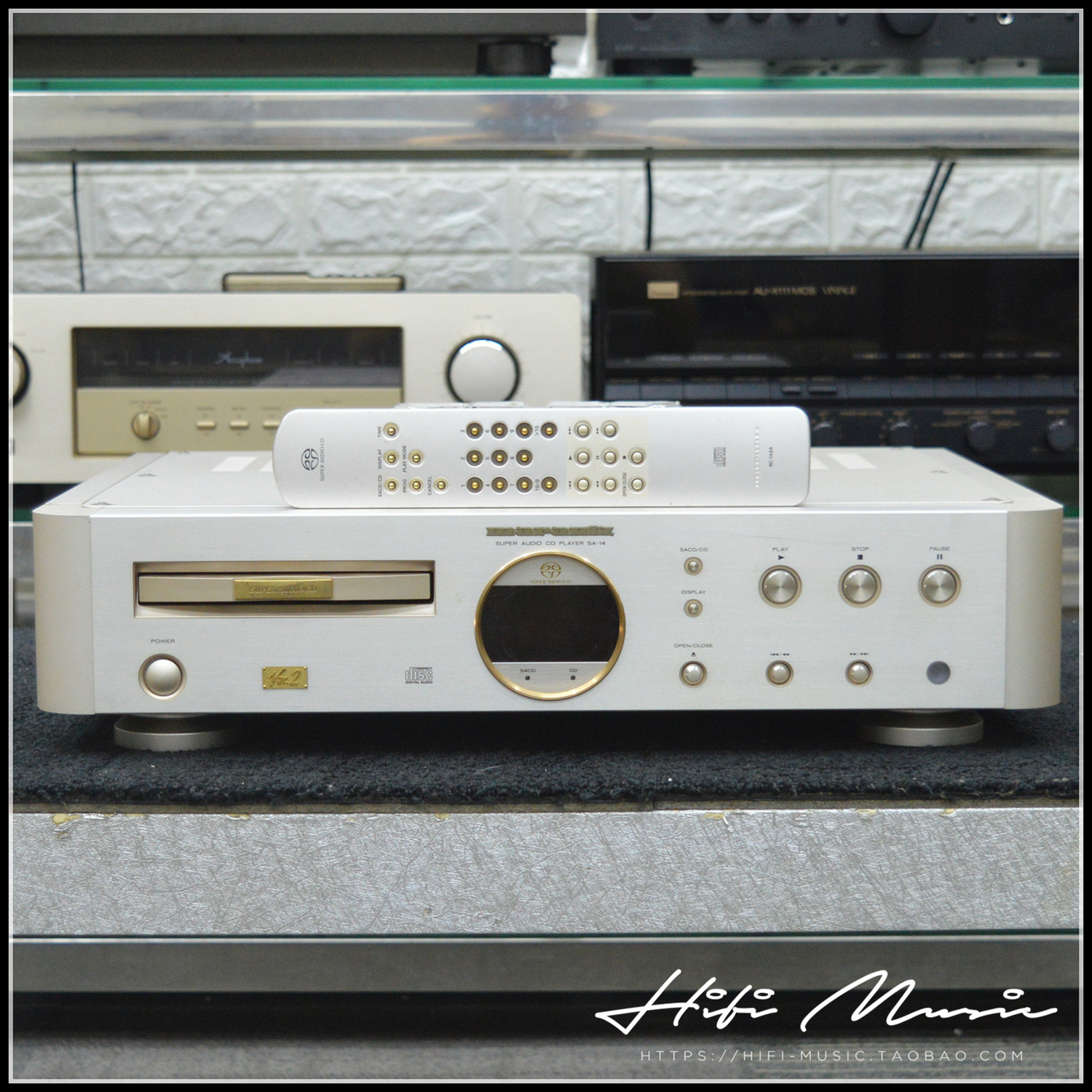 日本 Marantz/马兰士SA-14 V2 hifi发烧纯SACD机 110V送原装遥控.
