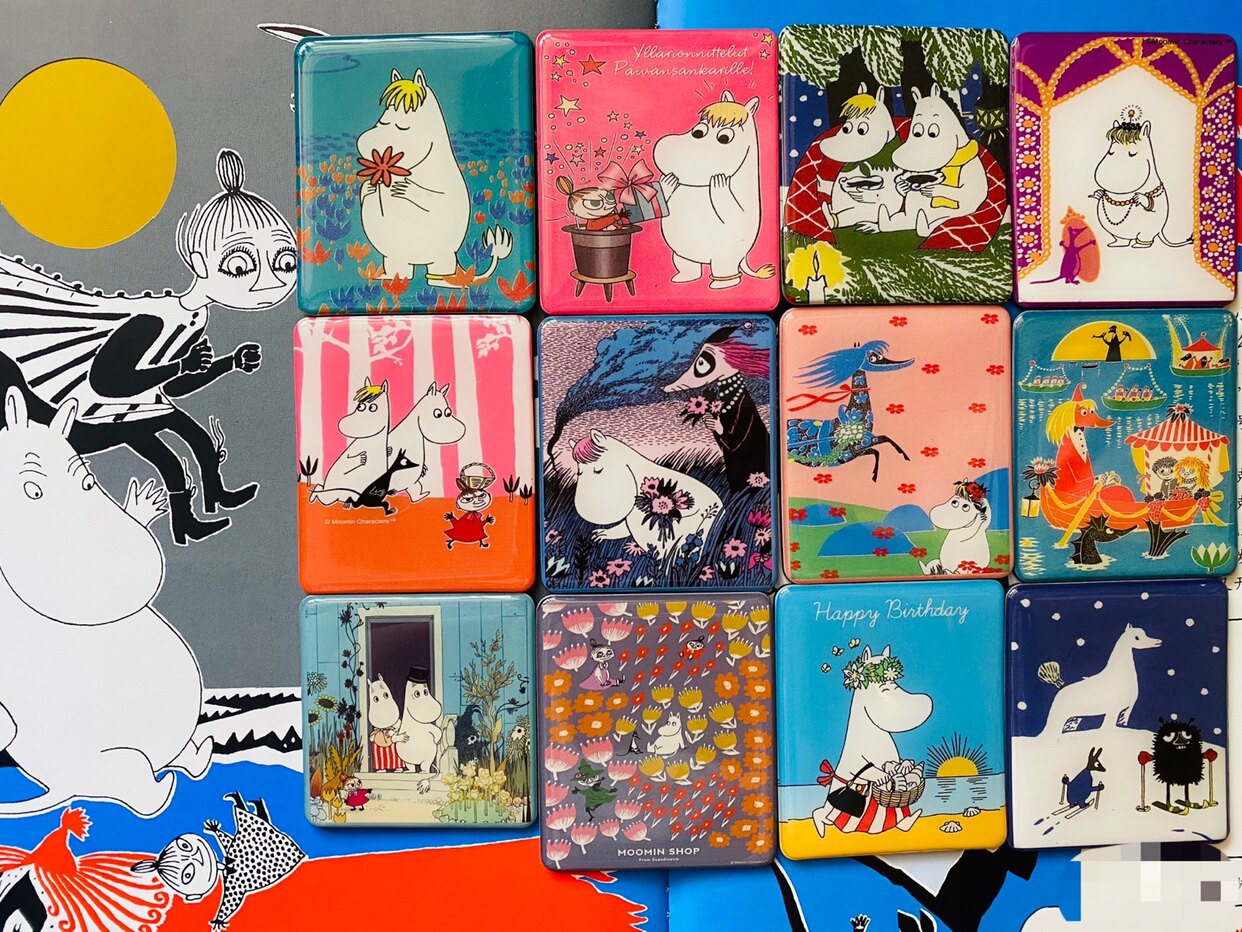 出口外贸姆明moo.min磁性冰箱贴