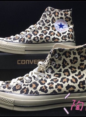 陶运动CONVERSE匡威 Chuck Taylor All Star '70 豹纹印花144681C