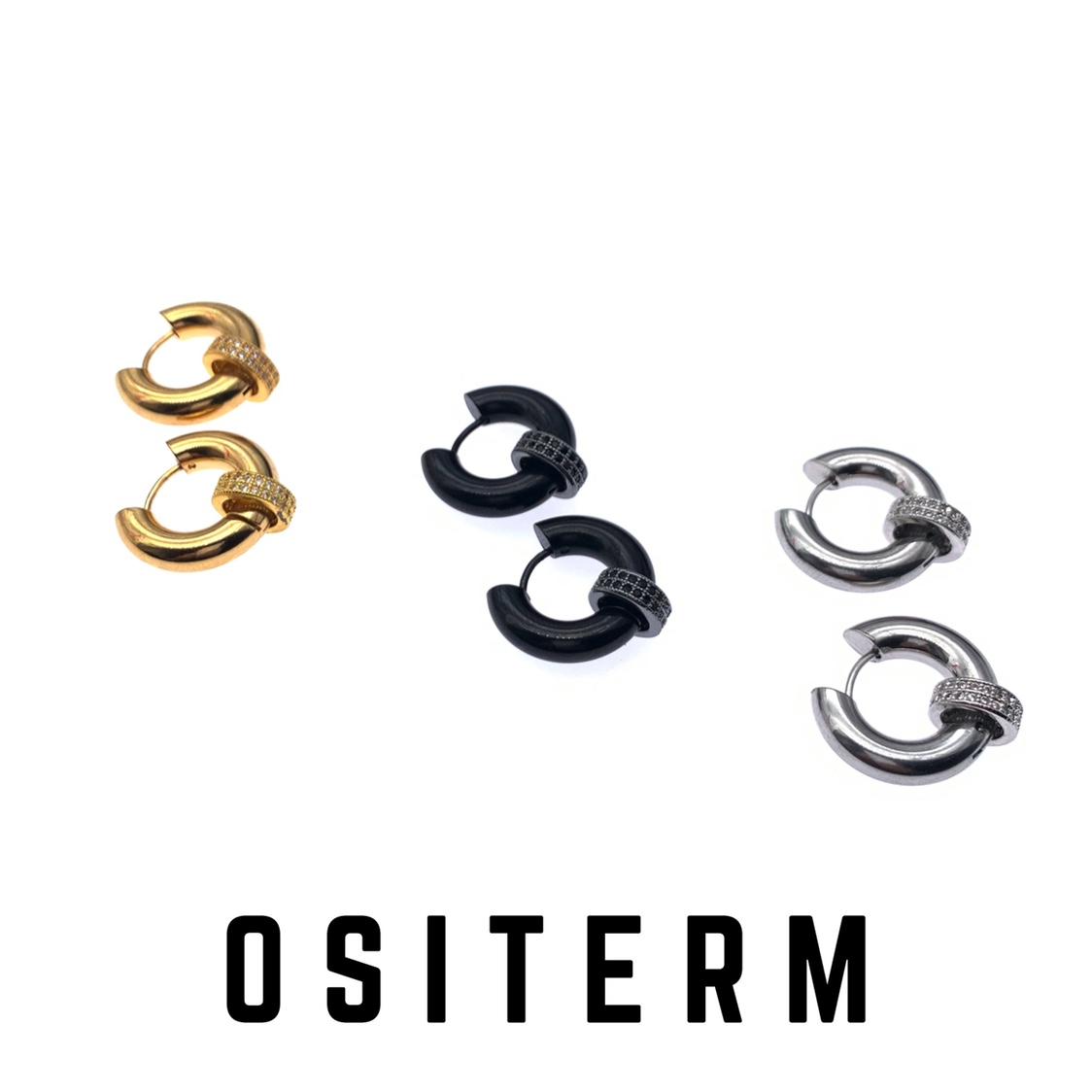 ositerm加粗时髦重工符龙飞耳环