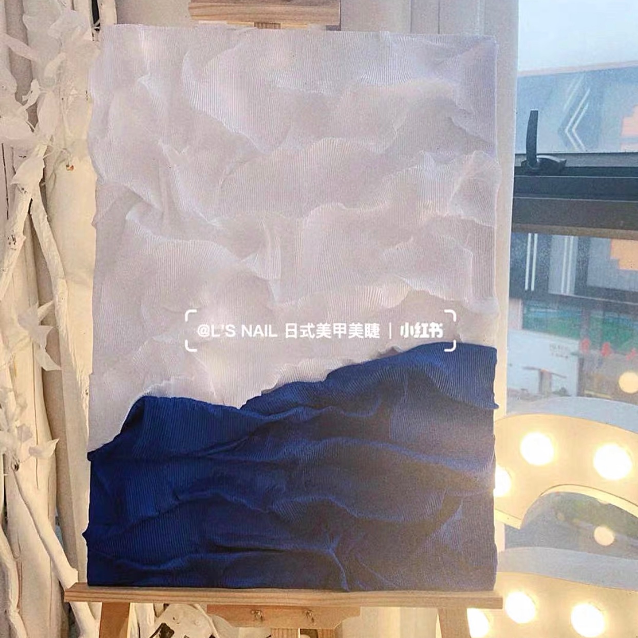 三宅一生抽象立体肌理装饰画成品褶皱面料手工现代玄关背景墙挂画