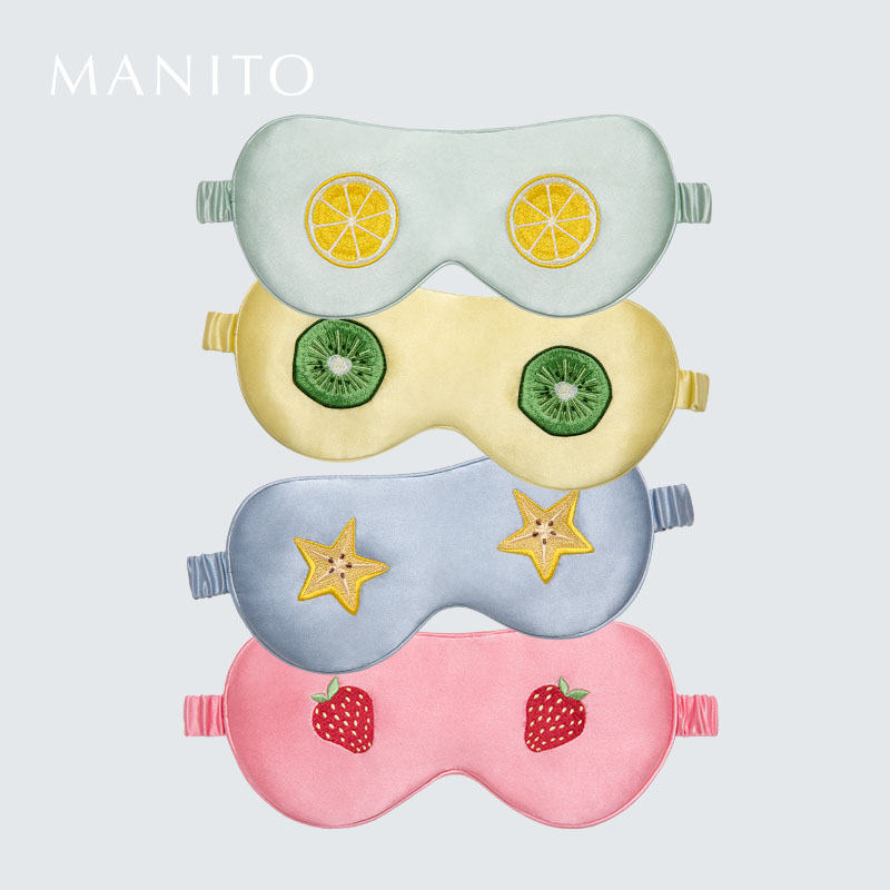 MANITO/曼尼陀Fruity蚕丝眼罩真丝眼罩睡眠桑蚕丝遮光透气