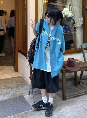 Takeoff咖喱人夏宽松棒球服外套