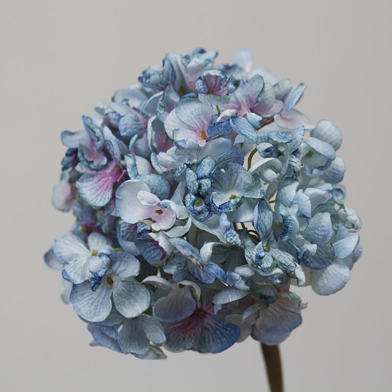 仿干花仿真花绢花焦边大绣球复古仿真花/假花