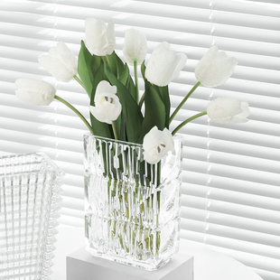 饰摆件 态生活北欧ins风小花瓶鲜花水培透明玻璃花盆客厅干花装