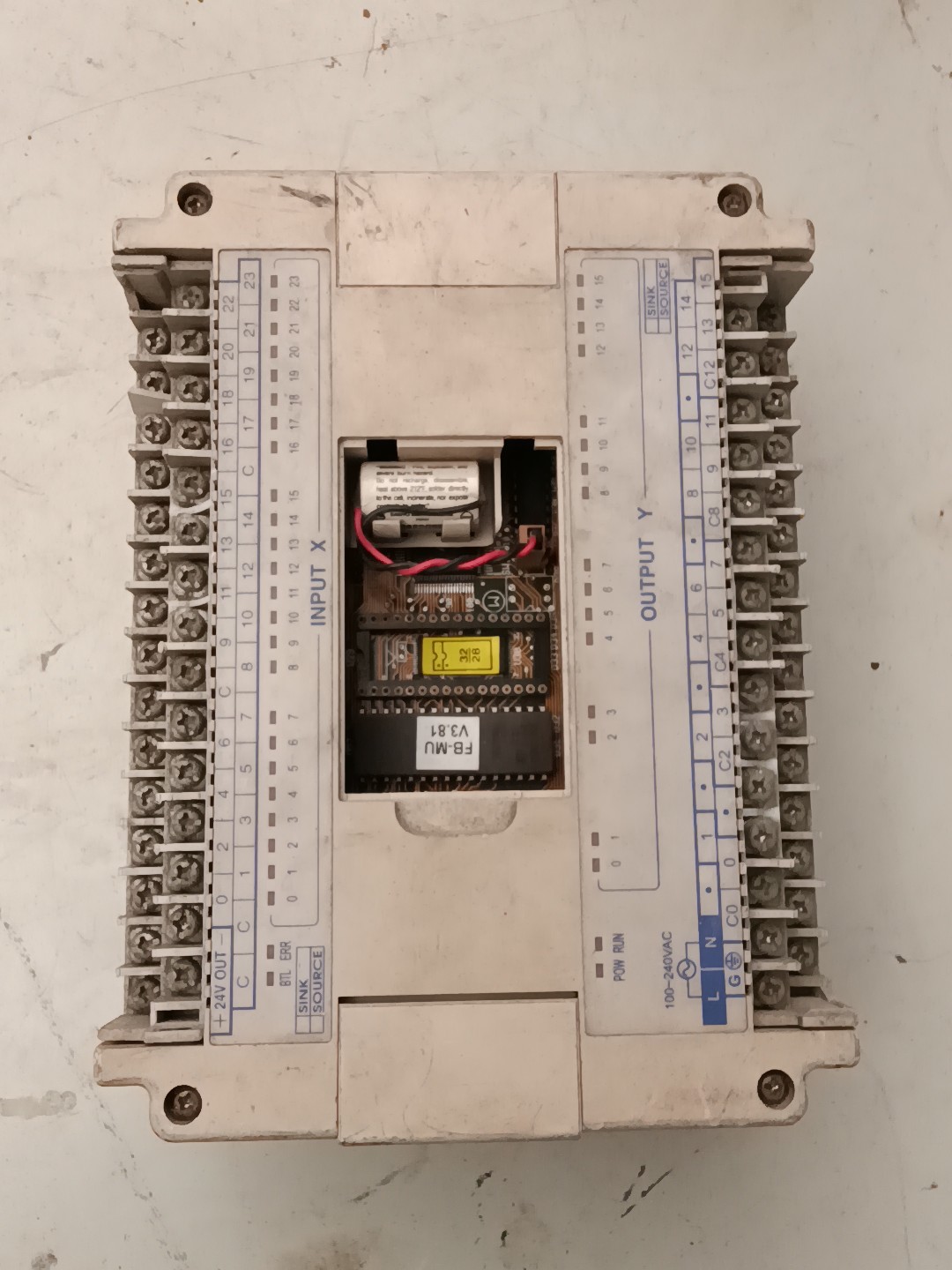 永宏FBE-40MU PLC，拆机成色还不错，没试机，盲盒价【询价】 电子元器件市场 其它元器件 原图主图