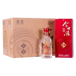 今世缘天地人和 地和白酒 42度500ml*6瓶整箱装 喜宴喜酒