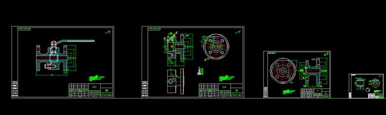 阀门图纸  CAD代画，总装图，阀门CAD，配件图纸，配件定做