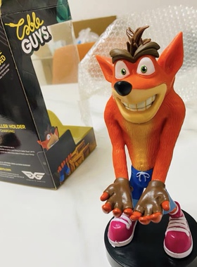 古惑狼手柄支架超音鼠周边手办卡通动漫手机小摆件ps5马里奥游戏