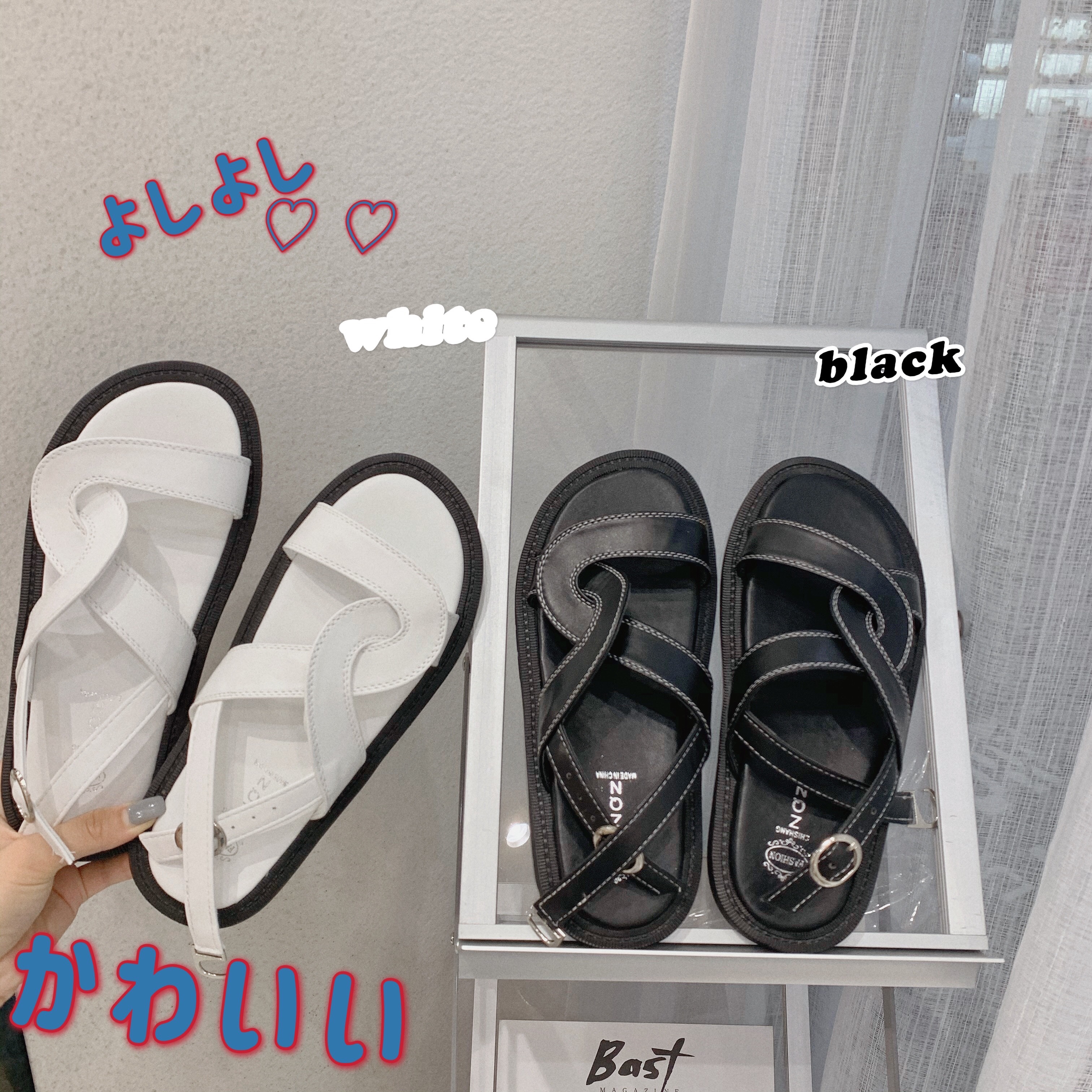 Real shooting and real price student's versatile flat sandals