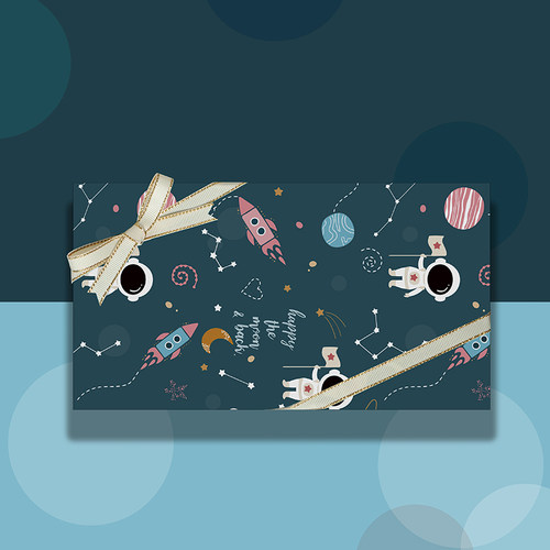 Birthday gift decor wrapping waterproof book cover paper