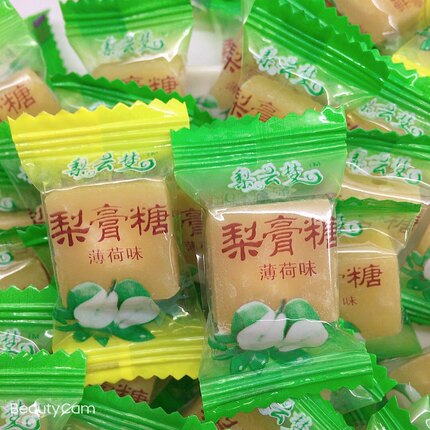 梨云梦桃梨园梨膏糖薄荷棍清凉薄荷味硬糖糖果办公休闲零食包邮