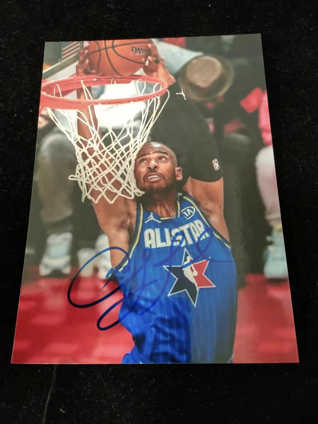 克里斯保罗亲笔签名照片 太阳队 限量收藏  现货秒发