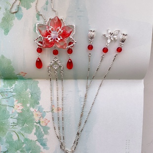 手工古风古代饰品汉服配饰腰饰禁步压襟长流苏腰佩腰链腰间挂件